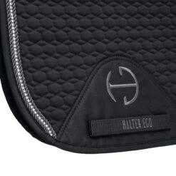 Halter Ego Crystal European Cotton Dressage Pad 13 Halter Ego Crystal European Cotton Dressage Pad -Marys Tack and Feed Store euro cotton drsg crystal black detail EUROPEAN COTTON XTL halter ego 08938.1740706348