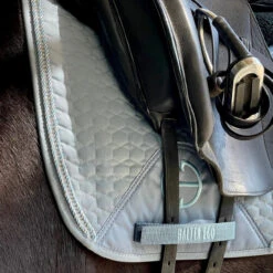 Halter Ego Crystal European Cotton Dressage Pad 15 Halter Ego Crystal European Cotton Dressage Pad -Marys Tack and Feed Store euro cotton drsg crystal light blue front detail EUROPEAN COTTON XTL halter ego 96263.1740706349