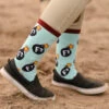Dreamers & Schemers F Bomb Crew Socks -Marys Tack and Feed Store f bomb crew socks blue grey detail F BOMB CREW SOCKS dreamers 81420.1743277713