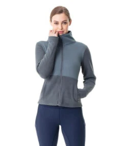 Horseware Ireland Horseware Farrah Softshell Fleece -Marys Tack and Feed Store farrah softshell fleece pewter front CKHCLS JPEW horseware 54262.1666462821