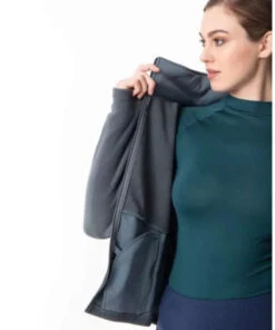 Horseware Ireland Horseware Farrah Softshell Fleece -Marys Tack and Feed Store farrah softshell fleece pewter inside CKHCLS JPEW horseware 02533.1666463782