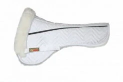Fleeceworks FXK Dressage Plain Edge Sheepskin Half Pad
