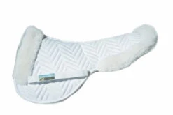 Fleeceworks Therawool Rolled Edge Half Pad -Marys Tack and Feed Store fleeceworks20therawool20rolled20edge20half20pad 2 46453.1548104881