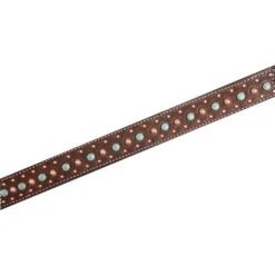 Martin Saddlery Floral Dots Breast Collar -Marys Tack and Feed Store floral dots breast collar choco dots BC15021EFSCR martin 72006.1616888694