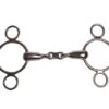 Korsteel French Link 2-Ring Elevator Gag -Marys Tack and Feed Store french link 2 ring elevator gag korsteel 93049.1629240175