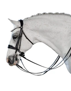 Lara Tweedie Glam Double Bridle -Marys Tack and Feed Store glam double blk.patent left GLAM DOUBLE lara tweedie 30403.1712844851