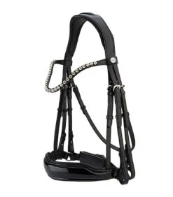 Lara Tweedie Glam Double Bridle -Marys Tack and Feed Store glam double blk.patent solo GLAM DOUBLE lara tweedie 27413.1712844851