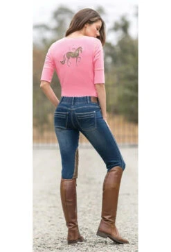 Goode Rider Equestrian Knee Patch Jean -Marys Tack and Feed Store gr equestrian jean vintage lifestyle back 14900 8008 goode rider 91374.1650824445