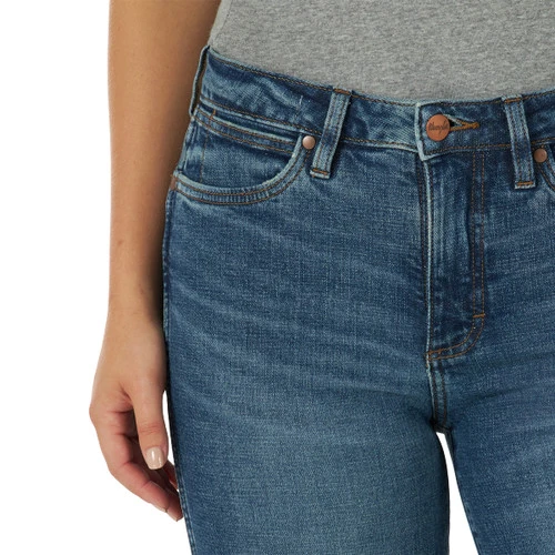 Wrangler Retro Green High Rise Trouser Jean 5 Wrangler Retro Green High Rise Trouser Jean - Image 3