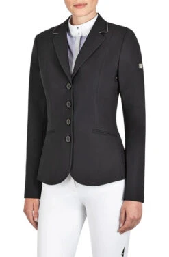 Equiline GrideG B-Move Show Coat -Marys Tack and Feed Store grideg show coat black front M08719 006 equiline 01351.1649623605