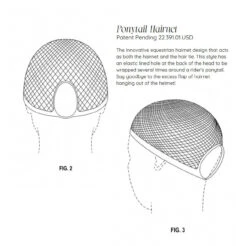 Ellsworth Ponytail Hairnet -Marys Tack and Feed Store hairnet design ellsworth 16813.1720279269