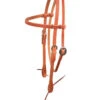 Berlin Leather Hand Tied Brow Headstall -Marys Tack and Feed Store hand tied brow headstall harness side H300 berlin leather 89914.1673314340