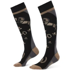 Kerrits Happy Horse Wool Socks -Marys Tack and Feed Store happy horse wool hi socks black 30510 kerrits 53069.1757610844