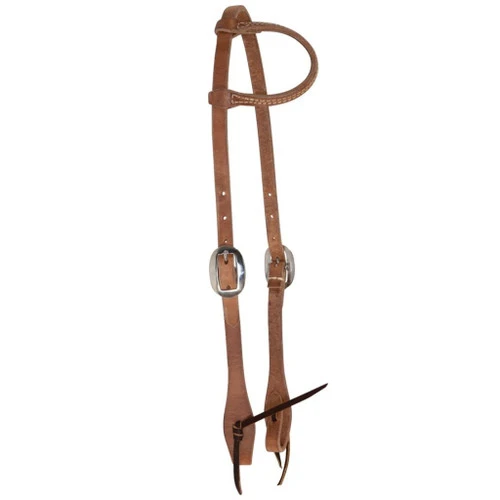 Reinsman Hermann Oak Harness Slide Ear Headstall 4 Reinsman Hermann Oak Harness Slide Ear Headstall - Image 2