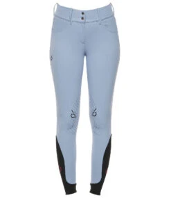 Cavalleria Toscana Team Red Stripe High Waist Breeches -Marys Tack and Feed Store high waist red stripe light blue front PAD162 JE010 7C00 CT 53642.1640812873