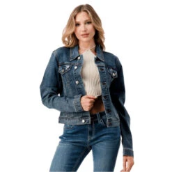 Grace In LA Horse Embroidery Denim Jacket