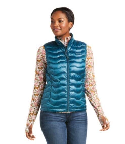 Ariat Ideal 3.0 Down Vest 19 Ariat Ideal 3.0 Down Vest -Marys Tack and Feed Store ideal 3.0 down vest iridium teal front 10037649 ariat 43029.1641429102