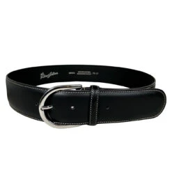 Tailored Sportsman In Contrast Belt -Marys Tack and Feed Store in contrast belt black silver front 17151 tailored sportsman 44216.1756253628