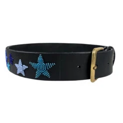 Kenyan Collection Beaded Belts 23 Kenyan Collection Beaded Belts -Marys Tack and Feed Store indigo stars belt front black kenyan 51825.1732657966