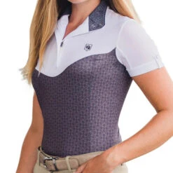 Romfh Infinity Print Show Shirt Short Sleeve -Marys Tack and Feed Store infinity shoe print ss dk.grey hero 475103 romfh 77399.1684890871