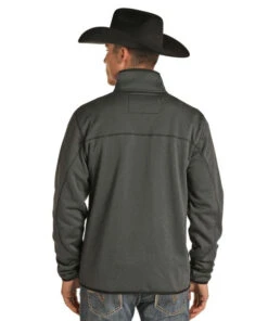 Men's Powder River Jacquard Fleece Pullover -Marys Tack and Feed Store jacquard fleece pullover black back 91 1050 powder river 17613.1669057304