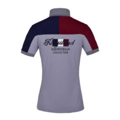 Kingsland Janey Tech Polo -Marys Tack and Feed Store janey polo grey sleet back 211 PT 717 553 KL 67191.1612988649