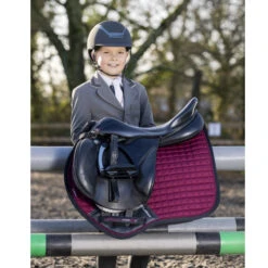 LeMieux Junior Pro Jump Square Pad -Marys Tack and Feed Store junior pro jump burgundy lifestyle 5832 lemieux 76525.1636587414