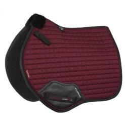 LeMieux Junior Pro Jump Square Pad -Marys Tack and Feed Store junior pro jump burgundy side 5832 lemieux 60626.1636587426