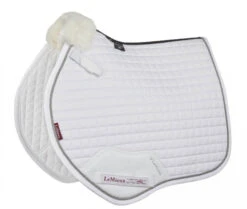 LeMieux Junior Pro Jump Square Pad -Marys Tack and Feed Store junior pro jump white side 5831 lemieux 05576.1636587592