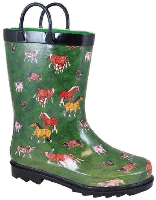 Kids Smoky Mountain Rubber Rain Boots 7 Kids Smoky Mountain Rubber Rain Boots - Image 5