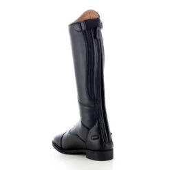 Kids Horze Rover Tall Boot -Marys Tack and Feed Store kids rover tall boot back black instep back horze 58342.1669683485