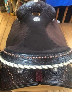 Circle Y KL Black Powder Mounted Shooter -Marys Tack and Feed Store kl black powder shooter cantle seat 2404 760c circle y 07730.1574895340