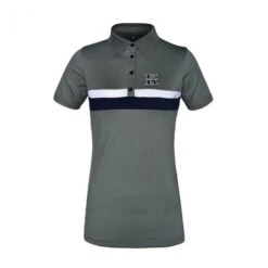Kingsland KL Lukina Micro Pique Polo -Marys Tack and Feed Store kl lukina micro pique polo green front 212 PT 805 440 kingsland 03324.1624304572