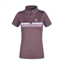 Kingsland KL Lukina Micro Pique Polo -Marys Tack and Feed Store kl lukina micro pique polo mauve front 212 PT 805 2022 kingsland 28052.1624304578