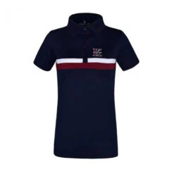 Kingsland KL Lukina Micro Pique Polo -Marys Tack and Feed Store kl lukina micro pique polo navy front 212 PT 805 254 kingsland 25556.1624304568