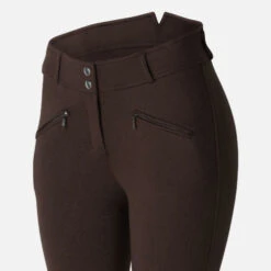 Horze Knit High Waist KP Breeches 9 Horze Knit High Waist KP Breeches -Marys Tack and Feed Store knit high waist dkbrown beige detail cp3635 dbr be horze 73519.1608154553