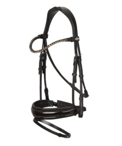 LeMieux Kudos Patent Dressage Bridle -Marys Tack and Feed Store kudos dressage bridle brown IT03551 lemieux 68786.1721447136
