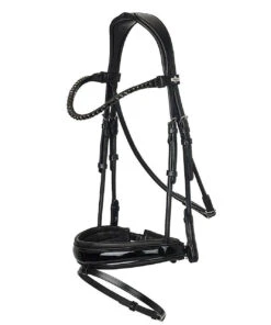 LeMieux Kudos Patent Dressage Bridle -Marys Tack and Feed Store kudos patent snaffle blk blk IT03552 lemieux 53568.1721447136