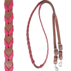 Martin Saddlery Laced Barrel Rein 7 Martin Saddlery Laced Barrel Rein -Marys Tack and Feed Store laced barrel rein pink br34blpl martin saddlery 08472.1561063918