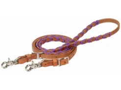 Weaver Leather Weaver Laced Harness Barrel Reins 8 Weaver Leather Weaver Laced Harness Barrel Reins -Marys Tack and Feed Store laced harness barrel reins purple hero 50400 54 05 weaver 69958.1679101485