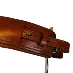 Stubben Steeltec Hackamore Bit -Marys Tack and Feed Store leather hackamore tobacco pin 117956 004 stubben 00931.1681857860