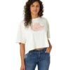 Wrangler Long Live Cowgirls Crop Tee 2 Wrangler Long Live Cowgirls Crop Tee -Marys Tack and Feed Store live cowgirls ss offwhite front 112318823 wrangler 85388.1663118850