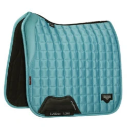 LeMieux Loire Memory Foam Dressage Pad -Marys Tack and Feed Store loire drsg memory azure side 4359 lemieux 50710.1677098421