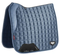 LeMieux Loire Memory Foam Dressage Pad -Marys Tack and Feed Store loire drsg memory ice blue side 6649 lemieux 46898.1677098432