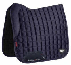 LeMieux Loire Memory Foam Dressage Pad -Marys Tack and Feed Store loire drsg memory navy side 6361 lemieux 45135.1677098434