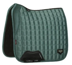LeMieux Loire Memory Foam Dressage Pad -Marys Tack and Feed Store loire drsg memory sage side 4458 lemieux 26036.1677098447
