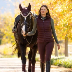 LeMieux Loire Ear Bonnet AW25 -Marys Tack and Feed Store loire fly bonnet au25 damson lifestyle IT06968 lemieux 87629.1755646614