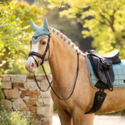 LeMieux Loire Ear Bonnet SS25 -Marys Tack and Feed Store loire fly bonnet s25 aqua lifestyle IT05938004 lemieux 13185.1739997021