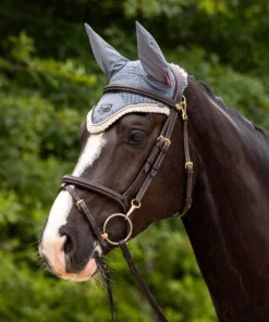 LeMieux Loire Ear Bonnet SS24 -Marys Tack and Feed Store loire fly bonnet ss24 jay.blue horse IT04102 lemieux 58730.1712844886