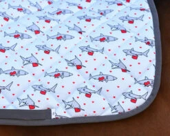 Dreamers & Schemers Saddle Pads AP -Marys Tack and Feed Store love bite saddle pad detail dreamers schemers 61490.1712844880